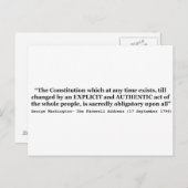 憲法は万人に当然の義務がある ポストカード (正面/裏面)