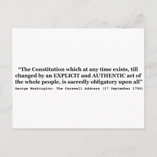 憲法は万人に当然の義務がある ポストカード (正面)