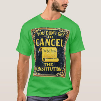 憲法は無効にできません Tシャツ