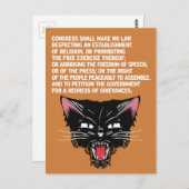 憲法を支持し擁護する ポストカード (正面/裏面)