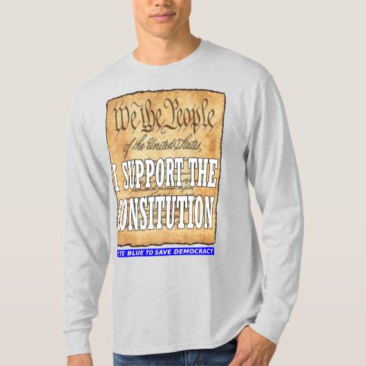 憲法を支持する Tシャツ (正面)