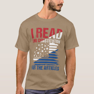 憲法を条項のために友達と読む Tシャツ