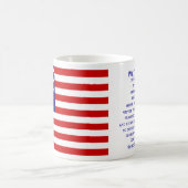憲法フラッグ前文 コーヒーマグカップ (中央)