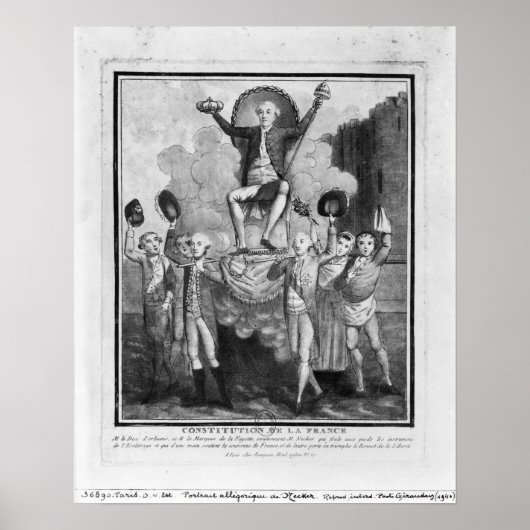 憲法フランスの ポスター (正面)
