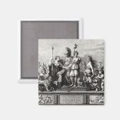 憲法フランスの マグネット (正面/裏面)