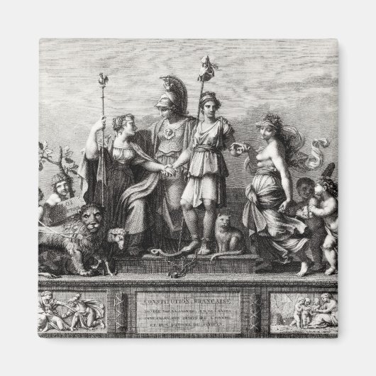 憲法フランスの マグネット (正面)