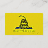 憲法上の権利カードの叫び 名刺 (裏面)