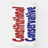 憲法保守党の旗 横断幕 (縦)