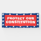 憲法保護の旗 横断幕 (横)
