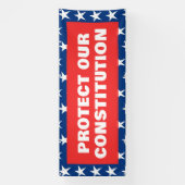 憲法保護の旗 横断幕 (縦)