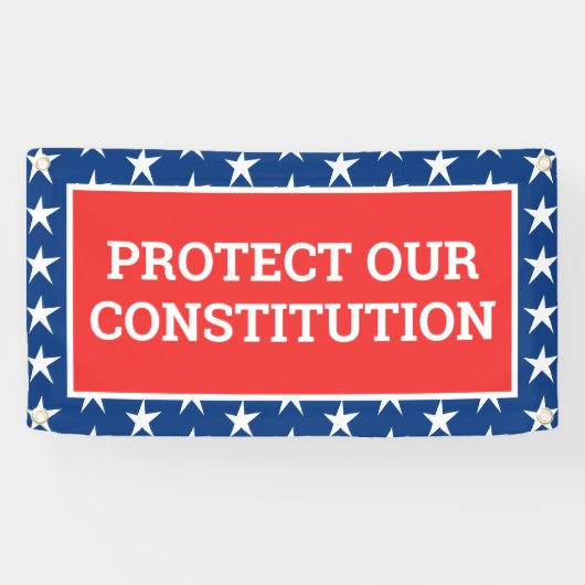 憲法保護の旗 横断幕 (横)