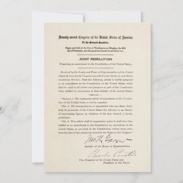 憲法修正第21条締約禁止 (正面)