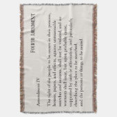 憲法修正第4号 スローブランケット (正面縦)