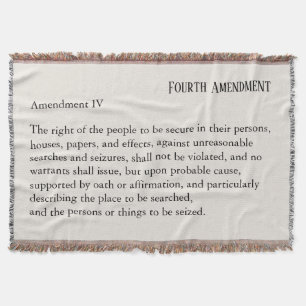 憲法修正第4号 スローブランケット