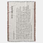 憲法修正第5号 スローブランケット (正面縦)