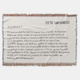 憲法修正第5号 スローブランケット