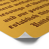 憲法前文。 ポスター (角)