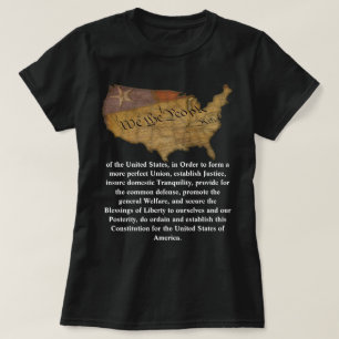 憲法前統一された文 Tシャツ