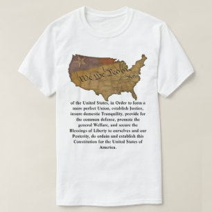 憲法前統一された文 Tシャツ