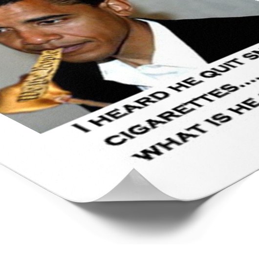 憲法喫煙オバマ ポスター (角)