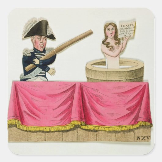 憲法憲章の風格 スクエアシール (正面)