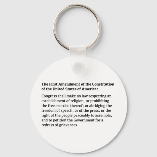 憲法改正 キーホルダー (正面)