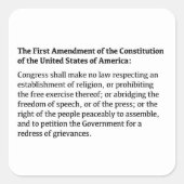 憲法改正 スクエアシール (正面)