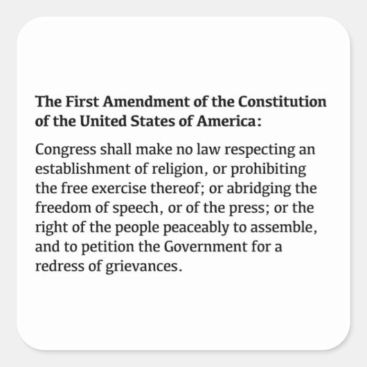 憲法改正 スクエアシール (正面)