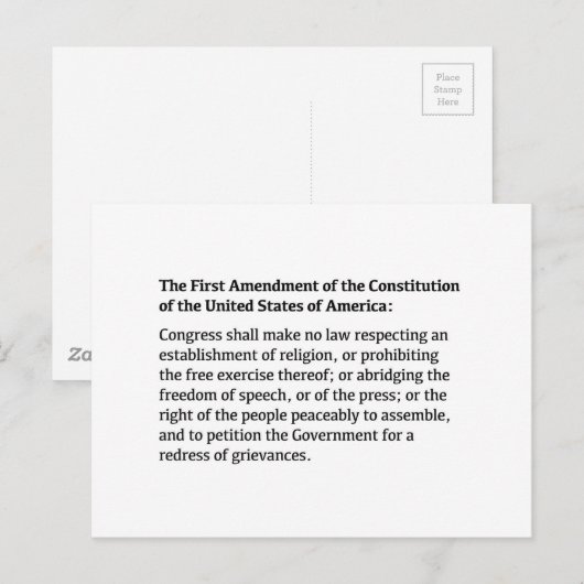 憲法改正 ポストカード (正面/裏面)