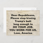 憲法議会は君の職務だ ポストカード (正面/裏面)