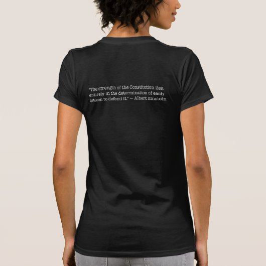 憲法-われら人民 Tシャツ (裏面)