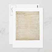 憲法 – 前文 – 第1条 ポストカード (正面/裏面)