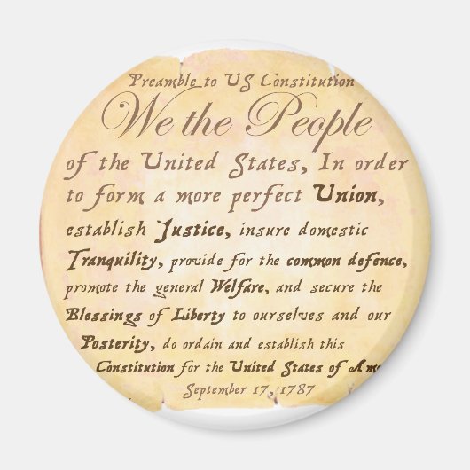 憲法H前文 マグネット (正面)