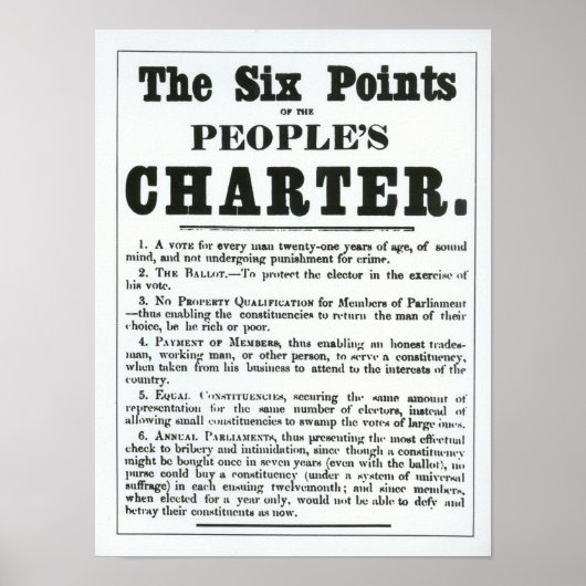 憲章6項目 ポスター (正面)