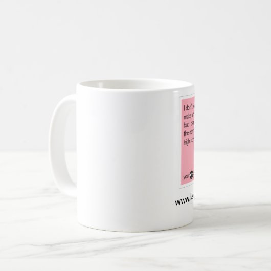 懇親会のマグは完全です コーヒーマグカップ (正面左)