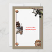 懇親会のヴィンテージの別れの"遠征"は個人化なります 招待状 (正面)