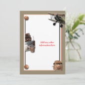 懇親会のヴィンテージの別れの"遠征"は個人化なります 招待状 (スタンド正面)