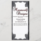 懇親会の棚Card2 プログラム (裏面)