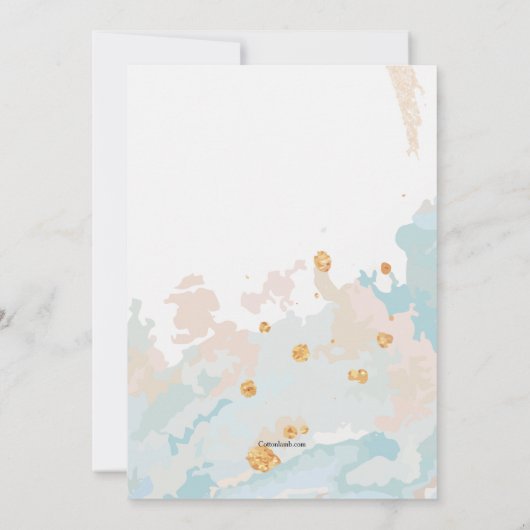 懇親会の走行する時間招待状 招待状 (裏面)