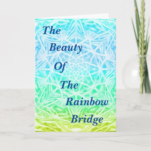 懇親会アットザレインボーブリッジフォールドカードYGB カード (正面)