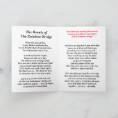 懇親会アットザレインボーブリッジ折り畳みカード5" X 7" カード (内部)