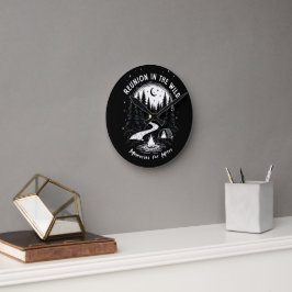 懇親会イン・ワイルド ラウンド壁時計