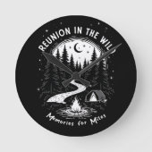 懇親会イン・ワイルド ラウンド壁時計 (正面)
