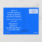 懇親会カカスタマイズード ポストカード (裏面)