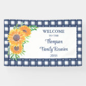 懇親会カスタムひまわりファミリーひまわり歓迎 横断幕 (横)