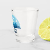 懇親会カスタムウィンターファミリーパーティーブルーマウンテン ショットグラス (右)
