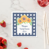 懇親会カスタムサンフラワーファミリー スタンダードカクテルナプキン (インサイチュ)