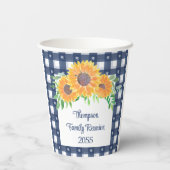 懇親会カスタムサンフラワーファミリー 紙コップ (裏面)