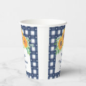 懇親会カスタムサンフラワーファミリー 紙コップ (右)