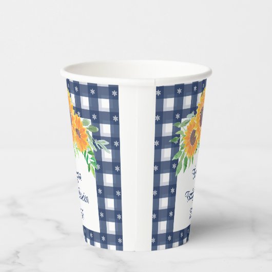 懇親会カスタムサンフラワーファミリー 紙コップ (右)